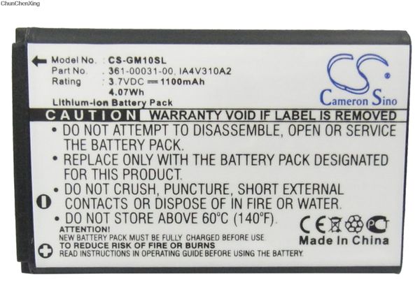 

cameron sino 1100mah battery 010-10840-00, 361-00030-00 for garmin gps mobile 10, gps mobile 10x, gps10, for xplova g3