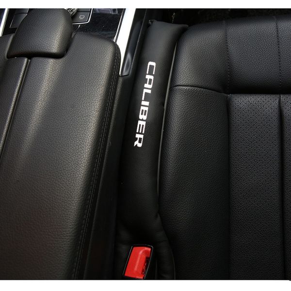 

2pcs pu leather spacer filler slot plug car seat gap pad for dodge caliber
