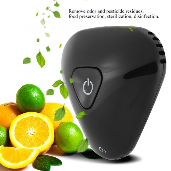 

mini ozone generator usb sterilizer air ozone water purifier purification fruit vegetables water food preparation ozonator