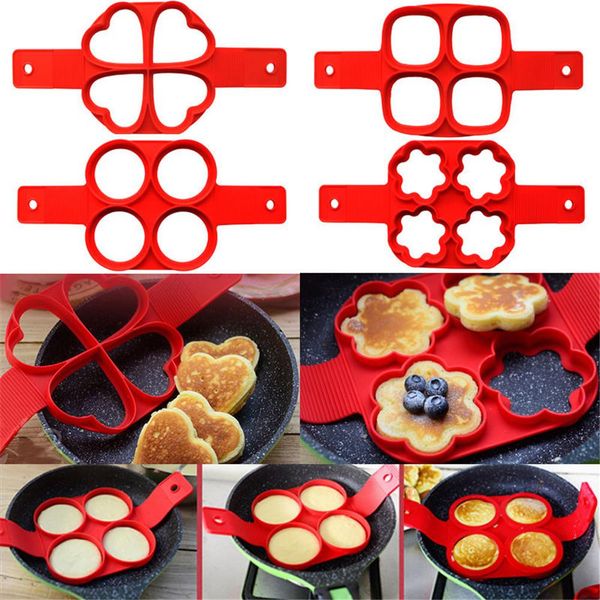

silicone non stick fantastic egg moulds ring flip maker baking omelet cooker pancake ring egg kitchen mold mjvxn