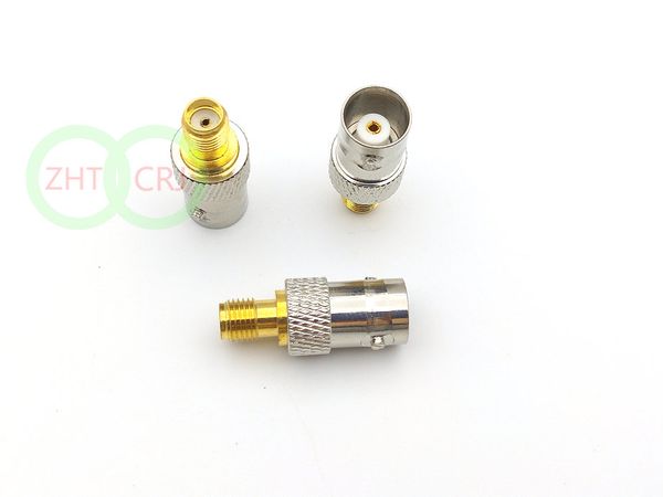 100 Stück SMA-Buchse auf BNC-Buchse Adapter RF-Koaxialadapter