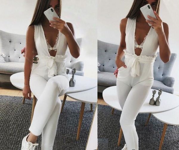 

women lady female high waist casual drawstring elastic long pants trouser ladies pencil trousers sumemr casual clothing, Black;white