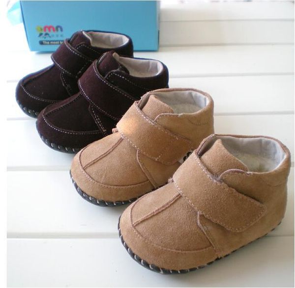 

omn winter baby boys girls boots indoor soft sole infant toddler first walkers genuine leather baby booties