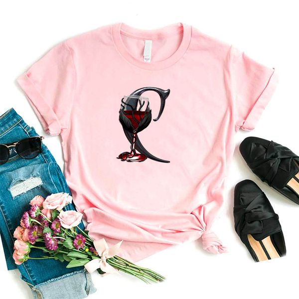 

gothic cup alphabet printing cotton short-sleeve tshirt girl's t-shirt women o-neck t shirt men's harajuku fashion design tees, White;black