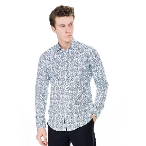 

lufian mero shirt male shirt 112010175, White;black