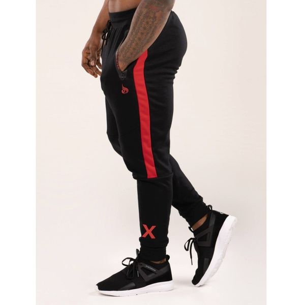 

новый бутик марка спортивные клубы фитнес mens бегуны casual men sweatpants бегуны брюки спортивные одежда бодибилдинг брюки мужчин, Black
