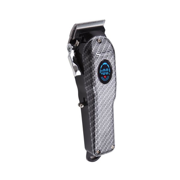 

new electric hair clipper professional oil head usb charging 1800mah hair cutting machine cordless beard trimmer silver black sk-807b