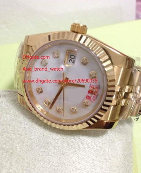 

factory supplier luxury sapphire 36mm 228236 diamond automatic mechanical mens men's watch watches ladies wristwatches, Slivery;brown