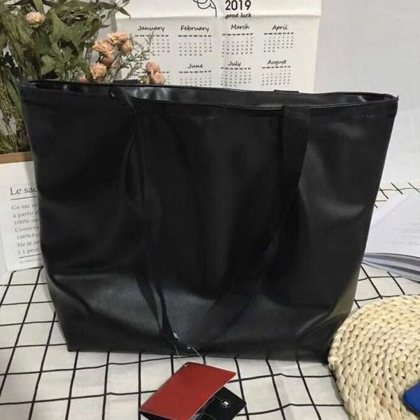 

Brand Designer Handbag Street Large Shopper Black Handbag Fashion Casual Bag Frosted Handbag Free Shipping #2019