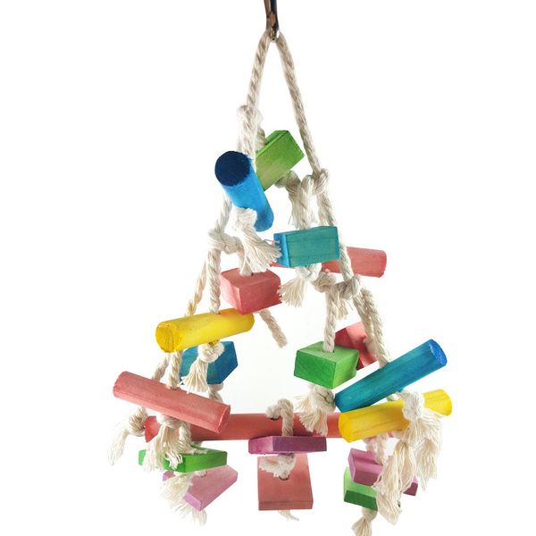

parrot colour woodiness gnaw toys to climb toys buddhist monk golden sun cyclone 133g