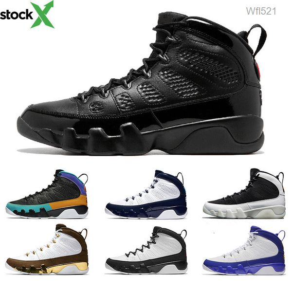 

9 men basketball shoes 9s dream it do it unc bred space jam mop melo mens athletic sports sneakers wholesale, Black