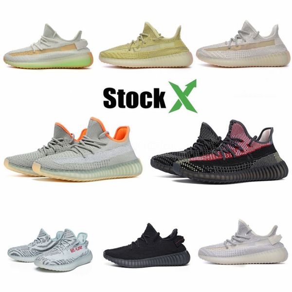 

2020 new wave runner v2 static material mauve kanye west sneakers men women designer running shoes sport with box size us5-13 #qa136