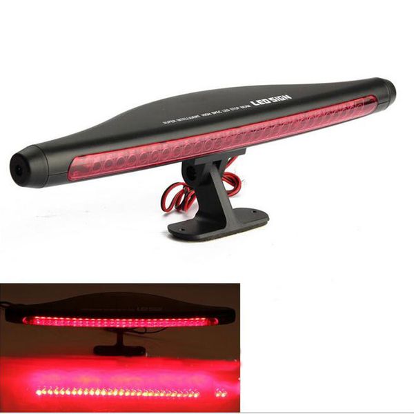 

red 28 led car auto brake lights third 3rd rear tail light high mount fog swarning lamp bulb lamp 2w 12v