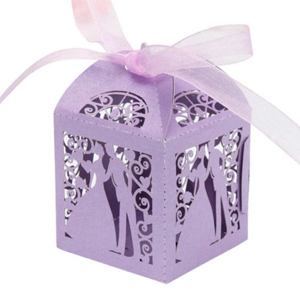 

10/50/100pcs sweet married wedding favor gift boxes candy paper wedding party us