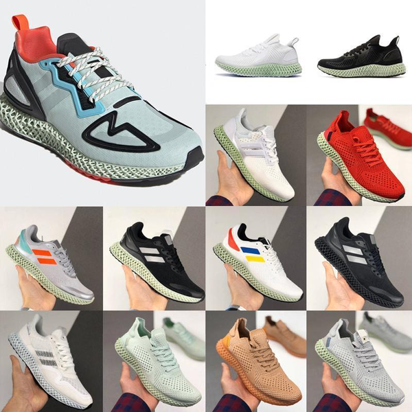 

тройной черный и белый мужские zx 4000 futurecraft 4d кроссовки кроссовки для мужчин zx4000 углерода мужской спортивный тренер кроссовки 36, Black