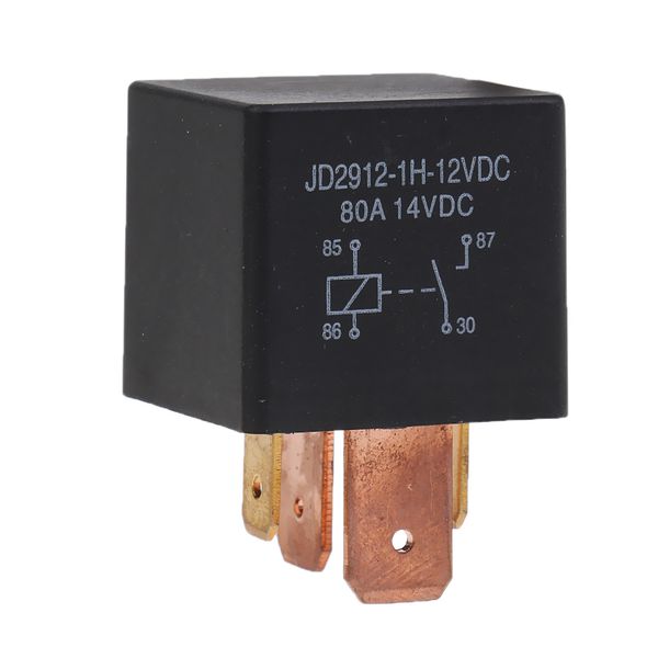 

12v relay 4 pin automotive 80amp 80a changeover normally open contact