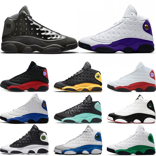 

jordan retro 13 jordans bred island green 13s men basketball shoes cap and gown rivals mens trainers sports sneakers size 40-47