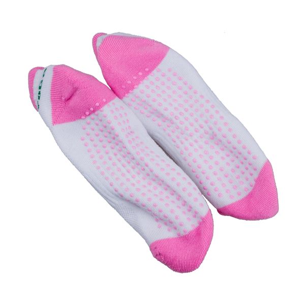 

женщины покрытие йог носки массаж гранула, Pink;yellow