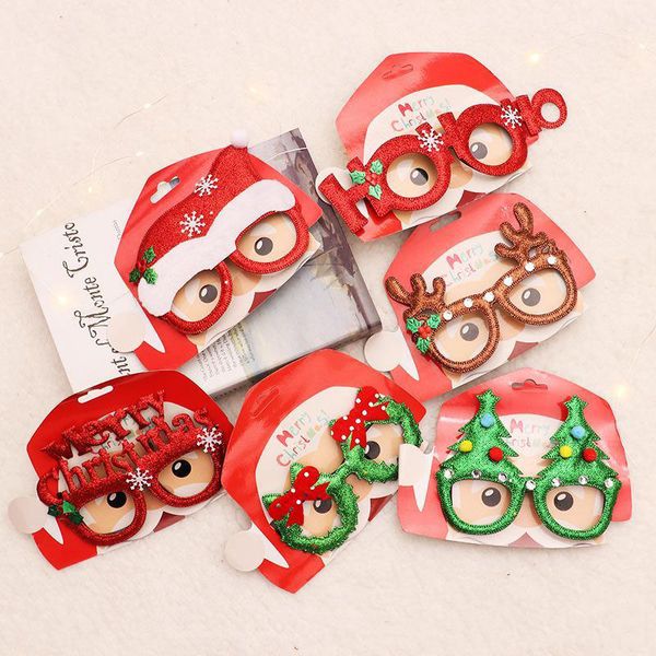 

red snowflake elk eyeglass frame christmas glasses kid party dress up toys holiday party cosplay christmas decoration an2854