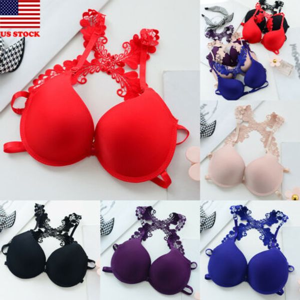 

new fashion cotton womens full cup wire printing bra underwear 34/36/38b us