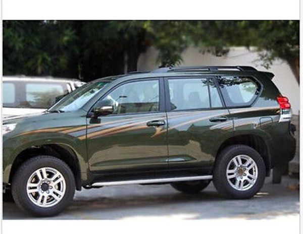 

roof rack rails bars luggage carrier black for toyota prado land cruiser 150 fj150 2010-2018