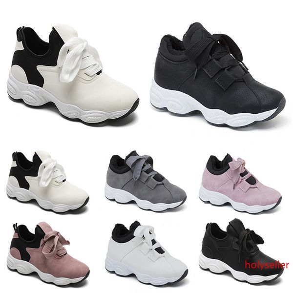 

non-brand running shoes for women chaussures white black pink grey suede fashion sports sneakers 36-40 style 226