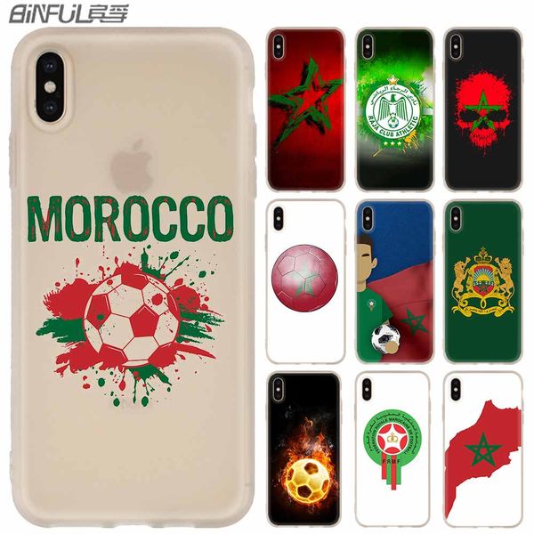 

morocco soccer football phone cases luxury silicone soft cover for iphone xi r 2019 x xs max xr 6 6s 7 8 plus 5 4s se coque