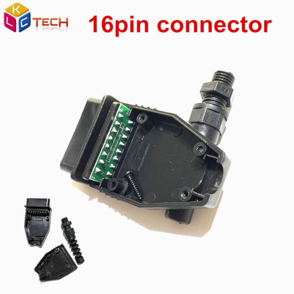 

obd2 16 контактный разъем obdii 16pin разъем адаптера с винтами