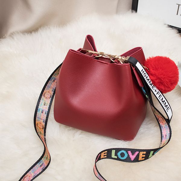 

2020 spring summer new ribbon messenger ms. bucket bag handbag mobile phone bag sweet lady gift women crossbody