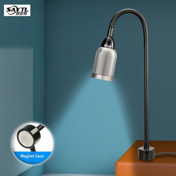 

table lamp led stand desk lamp 110v-220v magnetic fixation long arm table usb reading lamps for work study repair