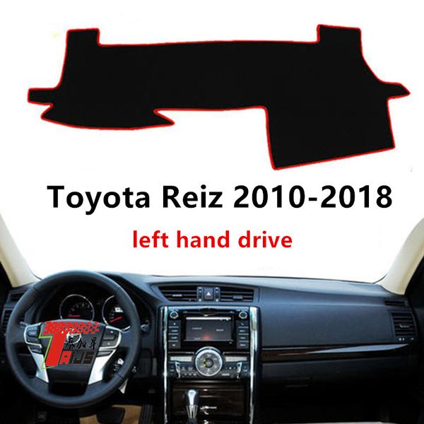 

taijs left hand drive car dashboard cover for reiz 2010-2018 protective dacron auto dashboard mat for reiz 10-18