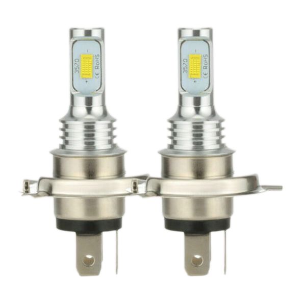 

h4 led headlights bulbs kit 9003 high low beam 35w 4000lm 6000k white fog lights