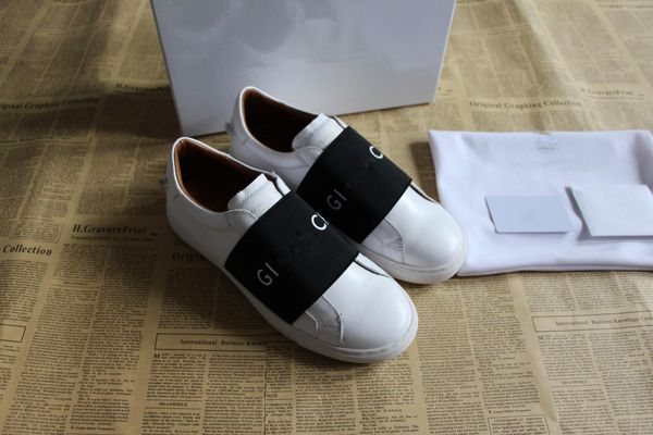 

fashion brand designer shoes for man women fancy low real leather rubber sole summer winter designer sneakers with box size 35-46, Black