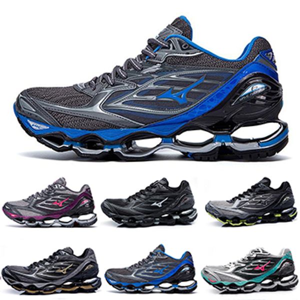

Mizuno WAVE PROPHECY 6 Mens Women Running Shoes Classic Hot Black White Blue Sports Trainers Designer Men Sneakers Size 36-45