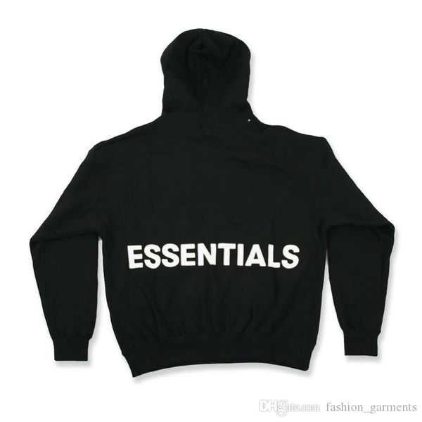 

brand new fear of god hoodie hip hop street sport mens designer hoodies fashion essentials pullover sweatshirt, Black
