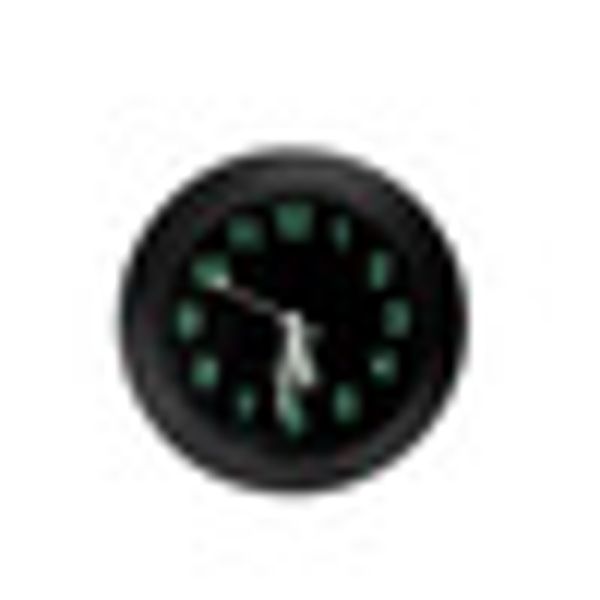 

with adhesive glue plated metal watch car clock dashboard stick-on 4.3*1cm air vent clip luminous button battery useful