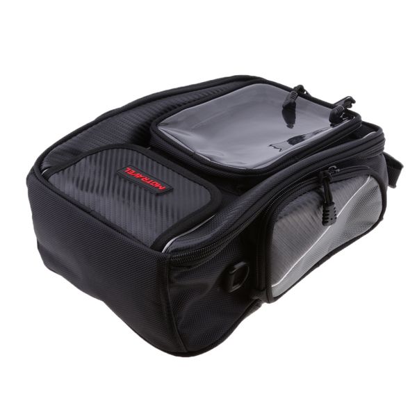 

universal oil fuel tank bag / tail bag luggage with motorbike riding bag black