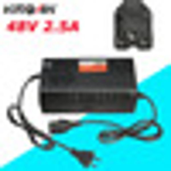 

48v 2.5a electric scooter battery charger pc plug for 48v lipo electric e-bike power tool scooter battery pack