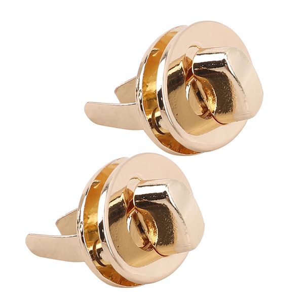 

2pcs/lot egg shape bag twist locks oval handbags case alloy catch buckle bag accessories diy metal small clasp handbag clasp, Black