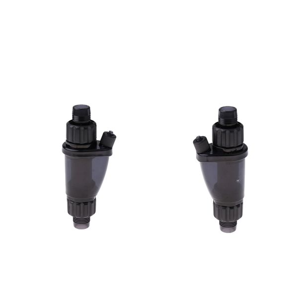 

2x inline aquarium fish tank co2 up reactor 16-22mm fresh water