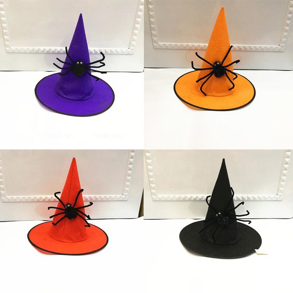 

women lady spider witch hat lace rose flower witch hat halloween cosplay costume accessories props party dress supplies