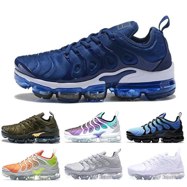 

2019 new bumblebee tn plus men kids running shoes triple black white sunset p blue shoes shoes sport sneakers trainers