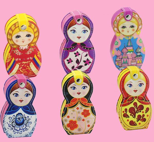 100 takım Rus Doll Manikür Pedikür Seti Tırnak Makası Makas Bakım Araçları Cımbız Düğün Favor Hediye