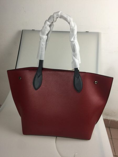 

fashion handbags taurillon bags bags brands 45cm women's crossbody shoulder tote leather 52617 uguth, Red;black