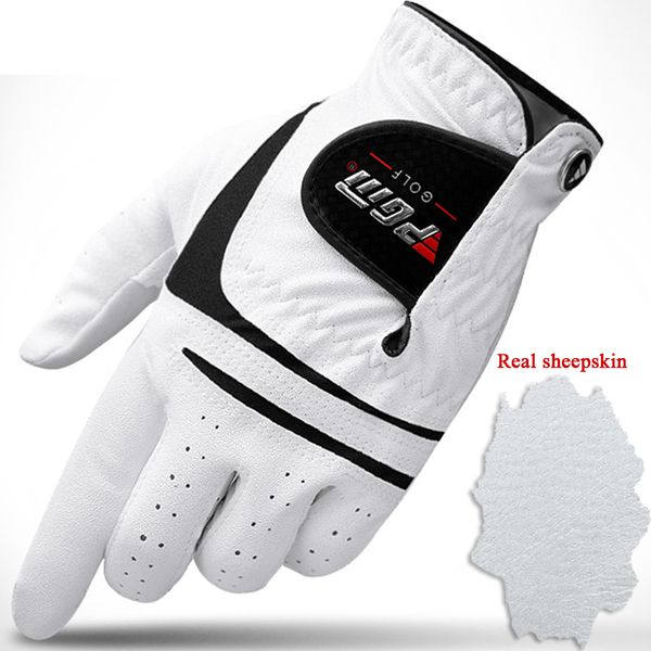 

men's golf glove micro fiber soft left hand gloves anti- skidding non slip particles breathable