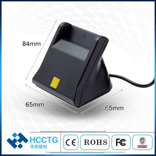 

единый стандарт iso 7816 вставки usb удостоверения личности/ic emv умный читатель карточки обломока dcr31