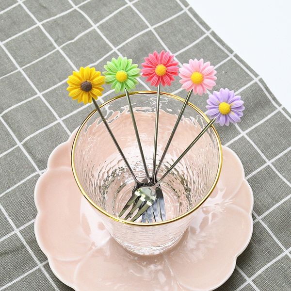 

candy small mini 304 из нержавеющей стали пончик пончики кофе ложка фрукты вилка ложка перемешивание чайную десерт чай ложка посуда