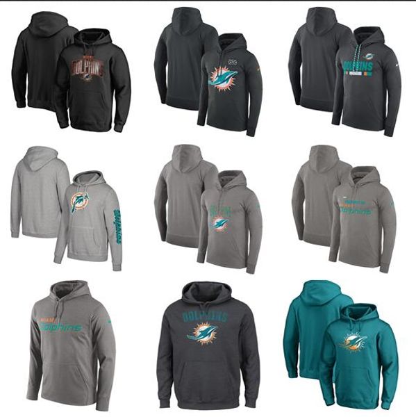 

style miami men dolphins salute to service sideline therma performance pro line by fanatics branded iconic sideline circuit hoodie, Blue;black