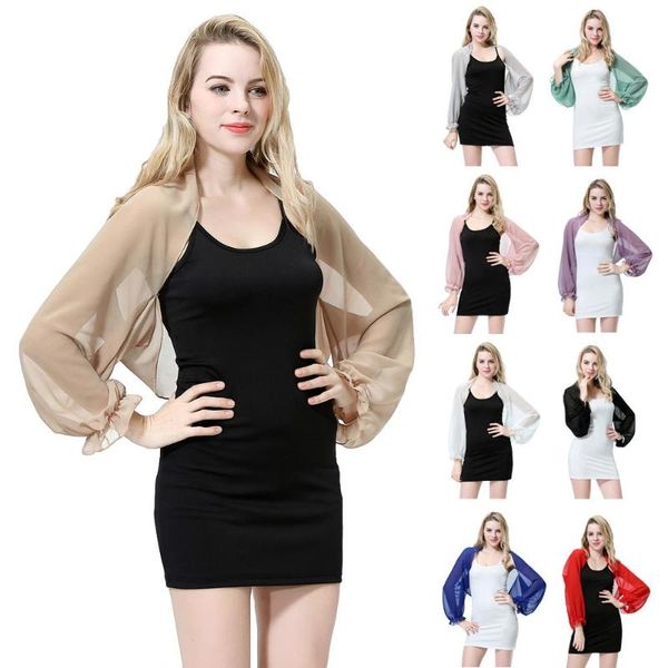 

women's t-shirt women chiffon driving car uv protection arm sleeve shrug cover shawl wrap scarf cape summer beach sports cuff shoulder, White