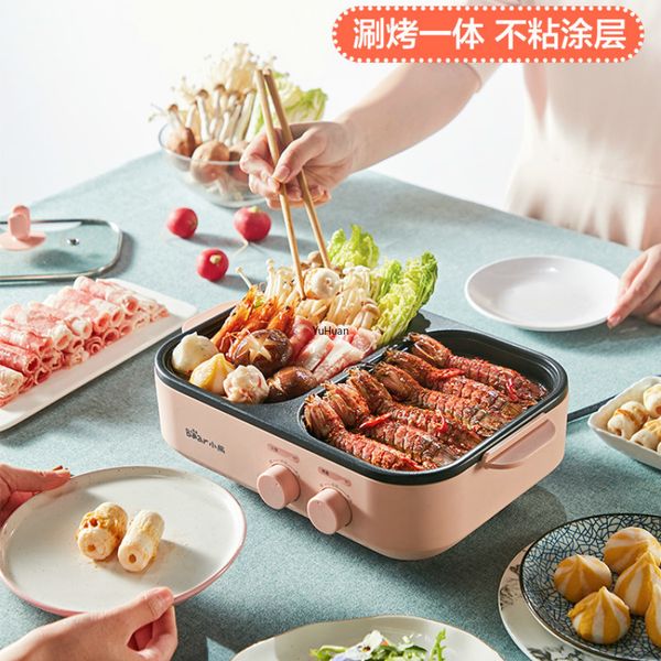 

camp kitchen household electric grill plate oven bbq griddle indoor